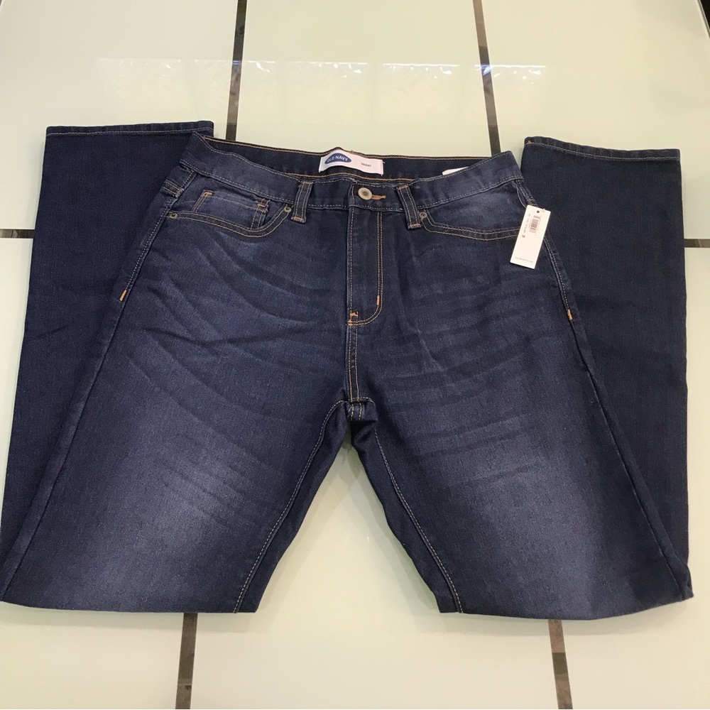 Old Navy blue skinny jeans